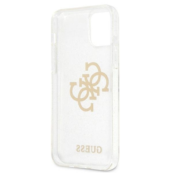 Guess Guess iPhone 12 Pro Max Skal Glitter Logo - Transparent
