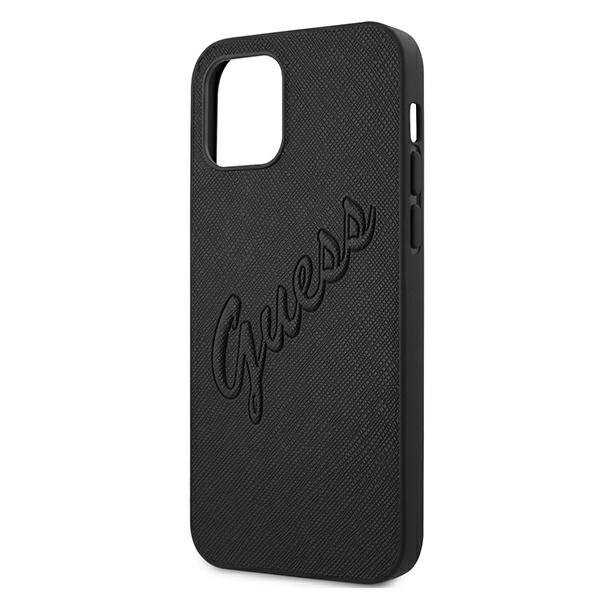 Guess Guess iPhone 12 Pro Max Skal Saffiano Vintage - Svart