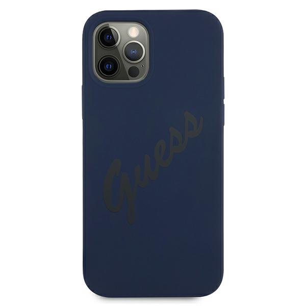 Guess Guess iPhone 12 Pro Max Skal Script Vintage - Blå