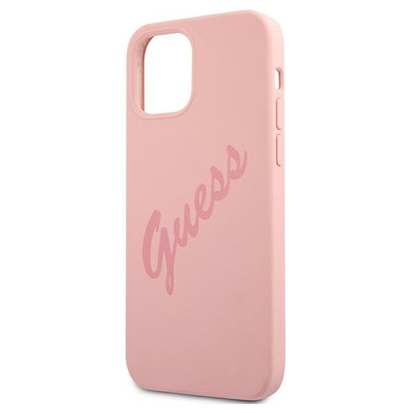 Guess Guess iPhone 12 Pro Max Skal Script Vintage - Rosa