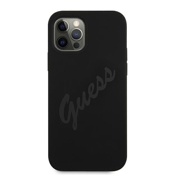 Guess Guess iPhone 12 Pro Max Skal Script Vintage - Svart