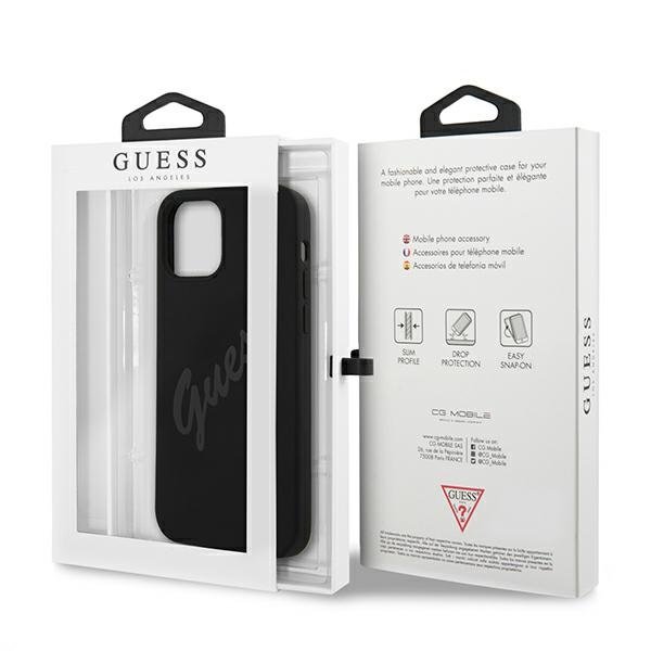 Guess Guess iPhone 12 Pro Max Skal Script Vintage - Svart