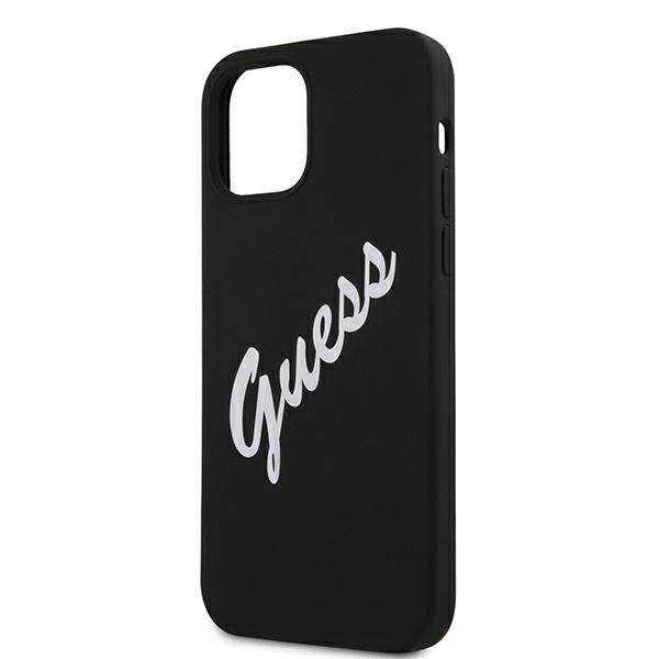 Guess Guess iPhone 12 Pro Max Skal Silikon Vintage - Svart/Vit