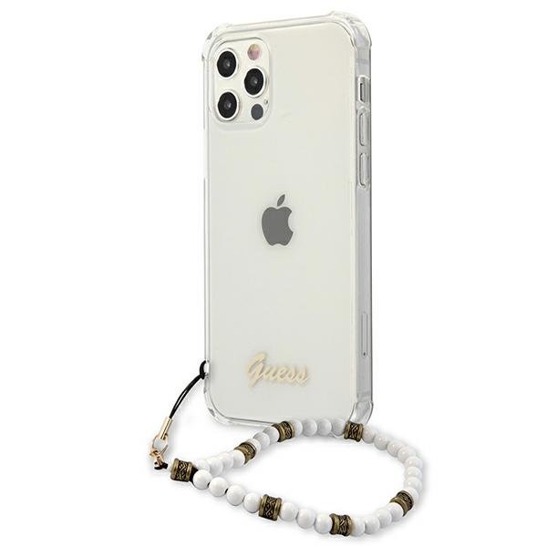 Guess Guess iPhone 12 Pro Max Skal Vit Pearl - Transparent