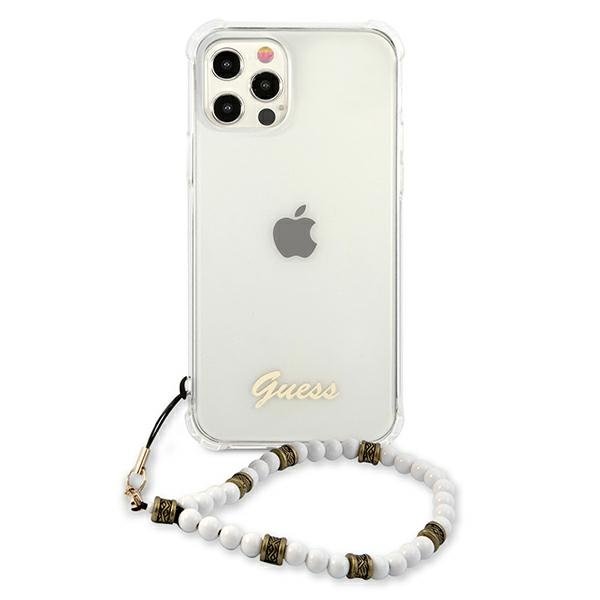 Guess Guess iPhone 12 Pro Max Skal Vit Pearl - Transparent