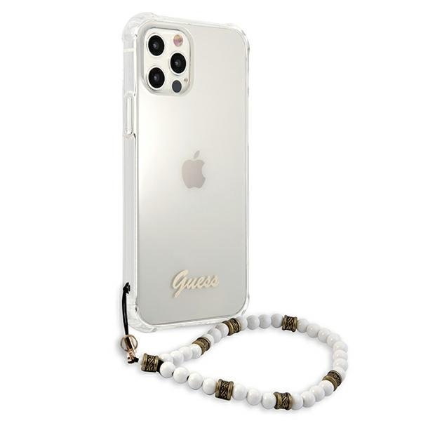 Guess Guess iPhone 12 Pro Max Skal Vit Pearl - Transparent