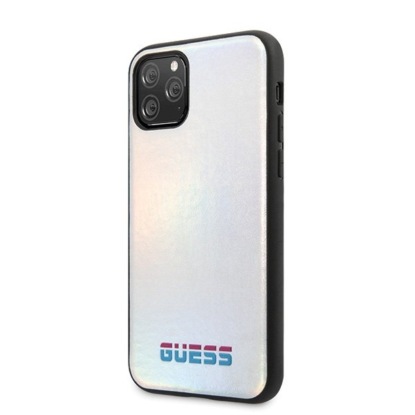 Guess Guess Skal iPhone 11 Pro Iridescent - Silver
