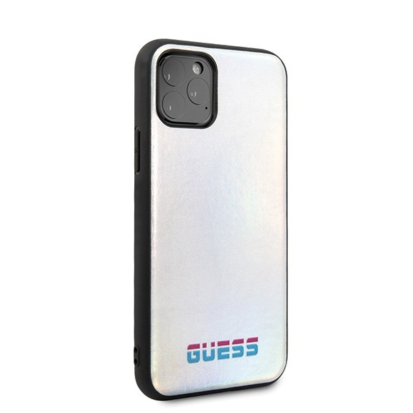 Guess Guess Skal iPhone 11 Pro Iridescent - Silver