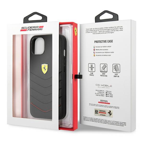 Ferrari Ferrari Skal iPhone 13 Mini Off Track Quilted - Svart
