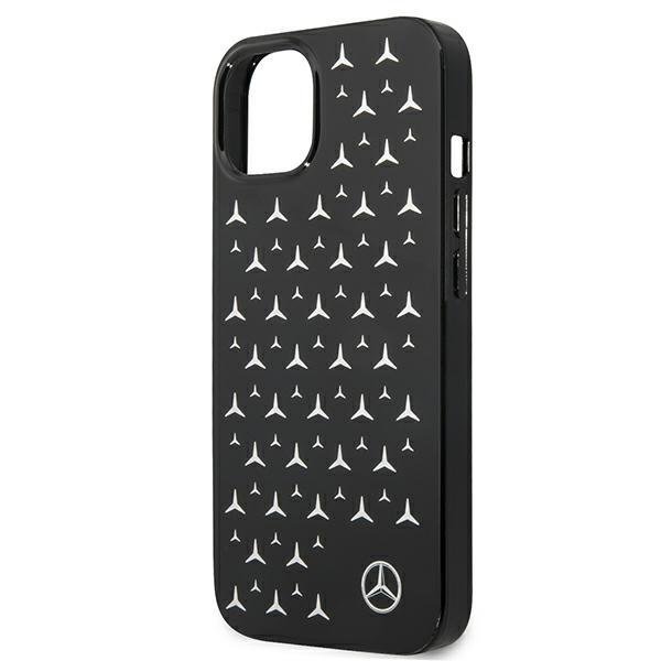 Mercedes Mercedes Skal iPhone 13 Mini Silver Stars Pattern - Svart