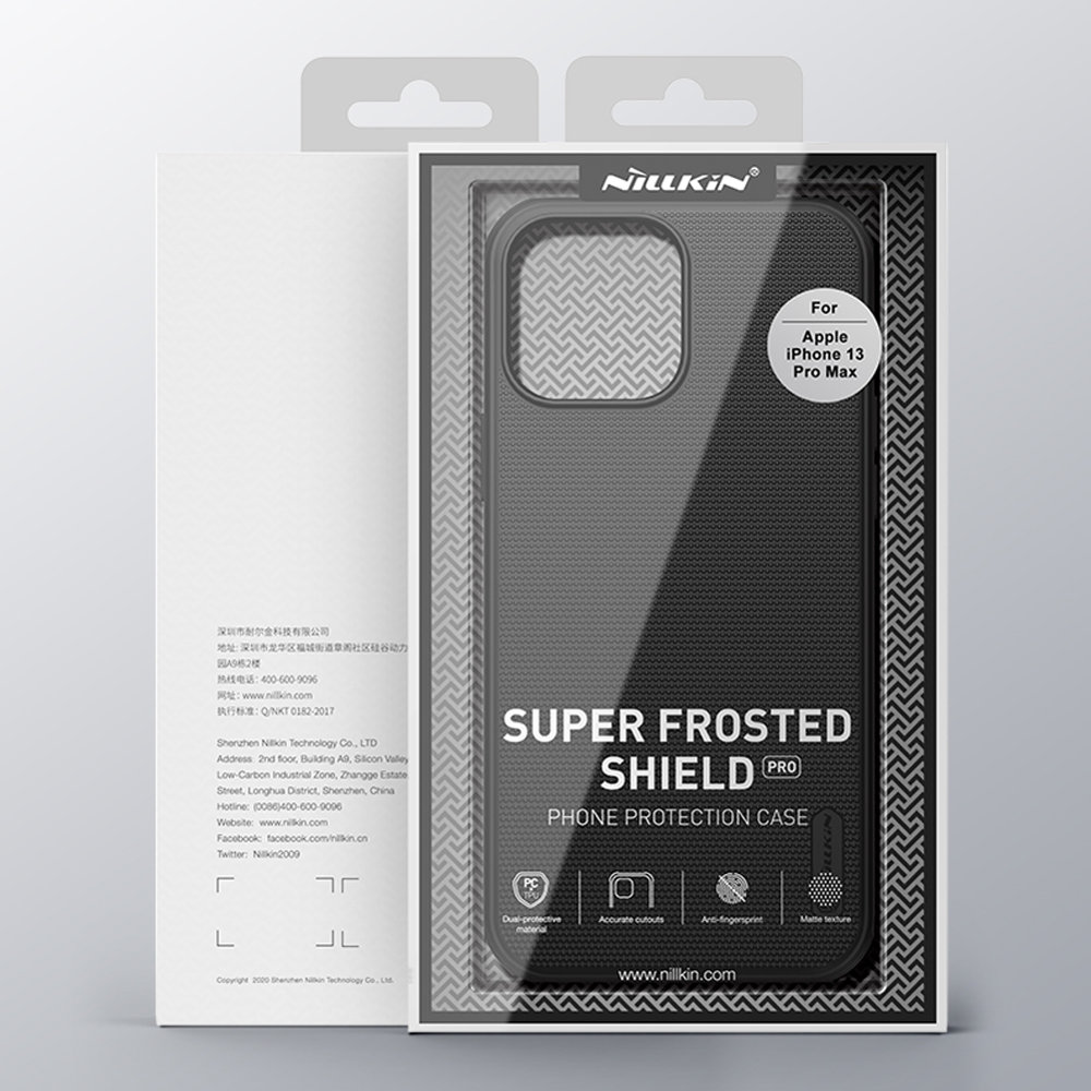 Nillkin Nillkin Super Frosted Shield Pro Skal iPhone 13 Pro Max - Blå