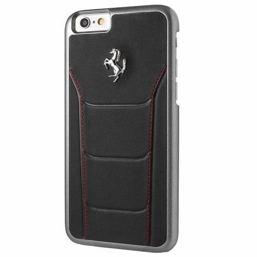 Ferrari Ferrari Skal iPhone 6 / 6S Stitching - Svart/Röd