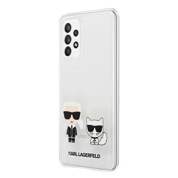 KARL LAGERFELD Karl Lagerfeld Skal Galaxy A72 Karl & Choupette - Transparent