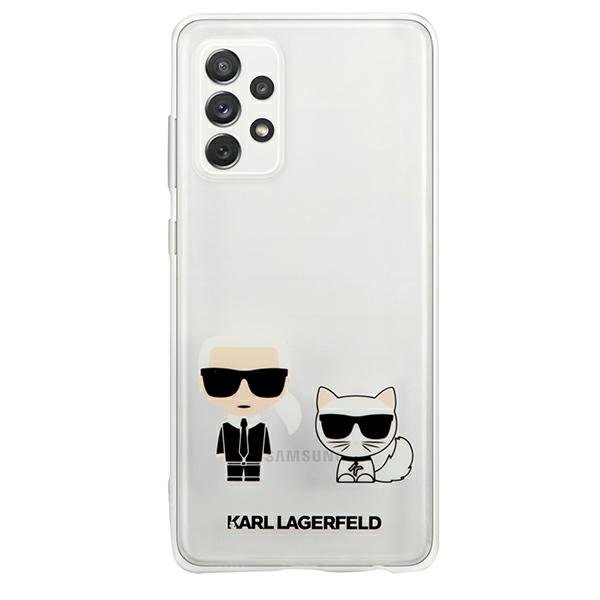 KARL LAGERFELD Karl Lagerfeld Skal Galaxy A72 Karl & Choupette - Transparent