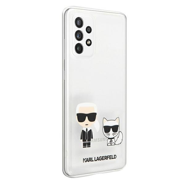 KARL LAGERFELD Karl Lagerfeld Skal Galaxy A72 Karl & Choupette - Transparent