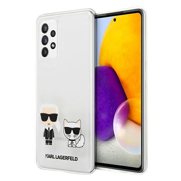 KARL LAGERFELD Karl Lagerfeld Skal Galaxy A72 Karl & Choupette - Transparent