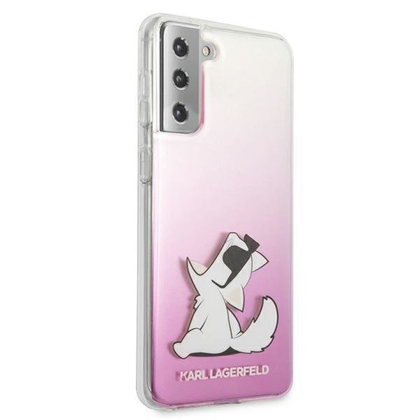 KARL LAGERFELD Karl Lagerfeld Skal Samsung Galaxy S21 Plus Choupette Fun - Rosa