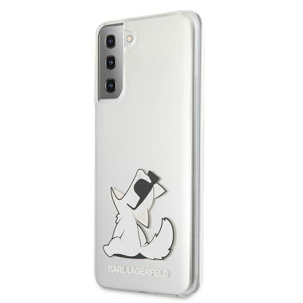 KARL LAGERFELD Karl Lagerfeld Skal Samsung Galaxy S21 Plus Choupette Fun - Transparent
