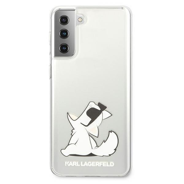 KARL LAGERFELD Karl Lagerfeld Skal Samsung Galaxy S21 Plus Choupette Fun - Transparent