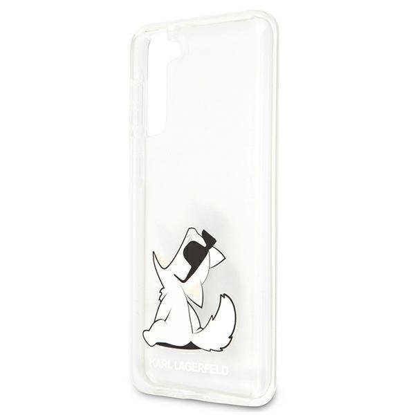 KARL LAGERFELD Karl Lagerfeld Skal Samsung Galaxy S21 Plus Choupette Fun - Transparent