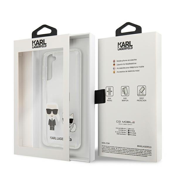 KARL LAGERFELD Karl Lagerfeld Skal Galaxy S21 Plus Karl & Choupette - Transparent