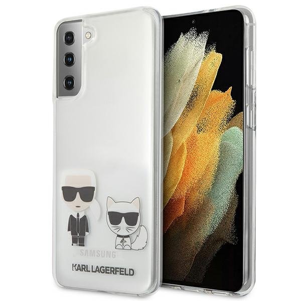 KARL LAGERFELD Karl Lagerfeld Skal Galaxy S21 Plus Karl & Choupette - Transparent