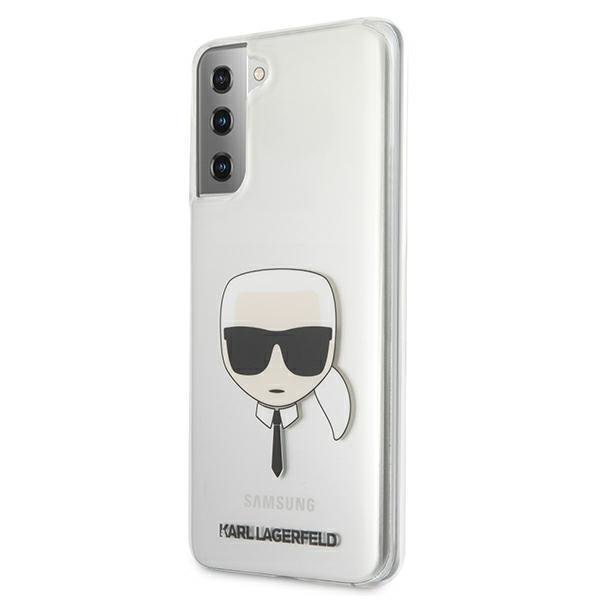 KARL LAGERFELD Karl Lagerfeld Skal Samsung Galaxy S21 Plus Karl`s Head - Transparent