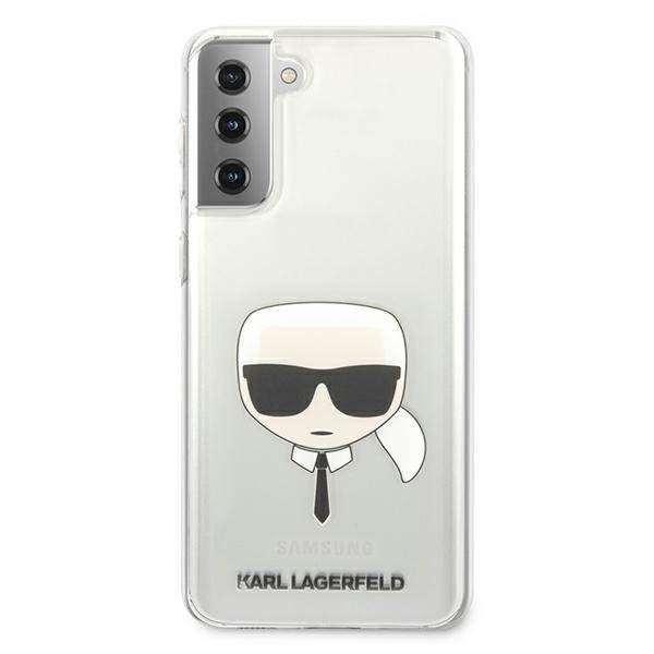 KARL LAGERFELD Karl Lagerfeld Skal Samsung Galaxy S21 Plus Karl`s Head - Transparent