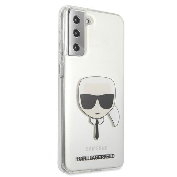 KARL LAGERFELD Karl Lagerfeld Skal Samsung Galaxy S21 Plus Karl`s Head - Transparent