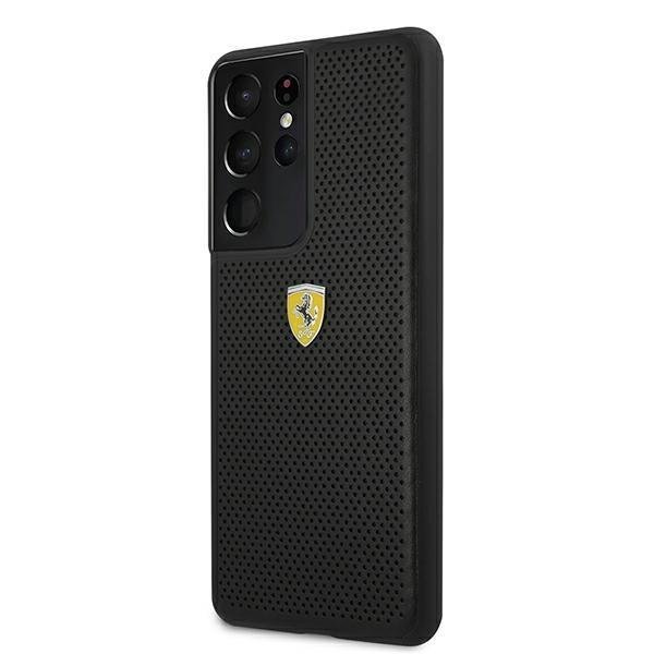 Ferrari Ferrari Skal Galaxy S21 Ultra On Track Perforated - Svart