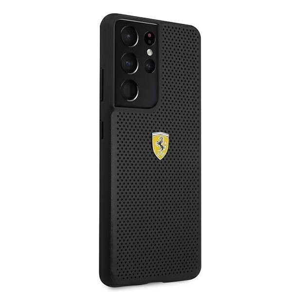Ferrari Ferrari Skal Galaxy S21 Ultra On Track Perforated - Svart