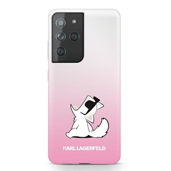 KARL LAGERFELD Karl Lagerfeld Skal Galaxy S21 Ultra Choupette Fun - Rosa