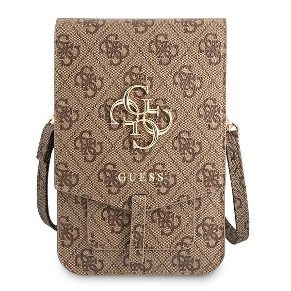 Guess Guess Torebka Halsbandsfodral Big Logo - Brun