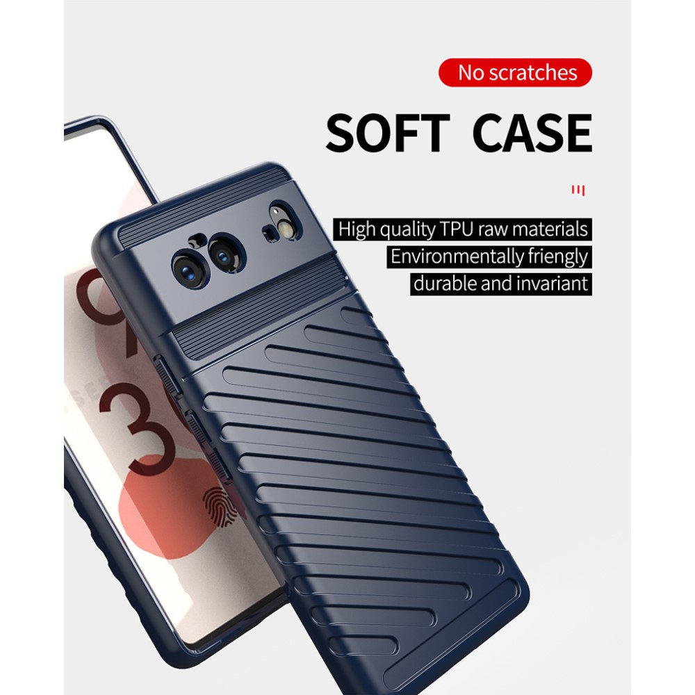 OEM Thunder Twill Texture Skal Google Pixel 6 - Blå