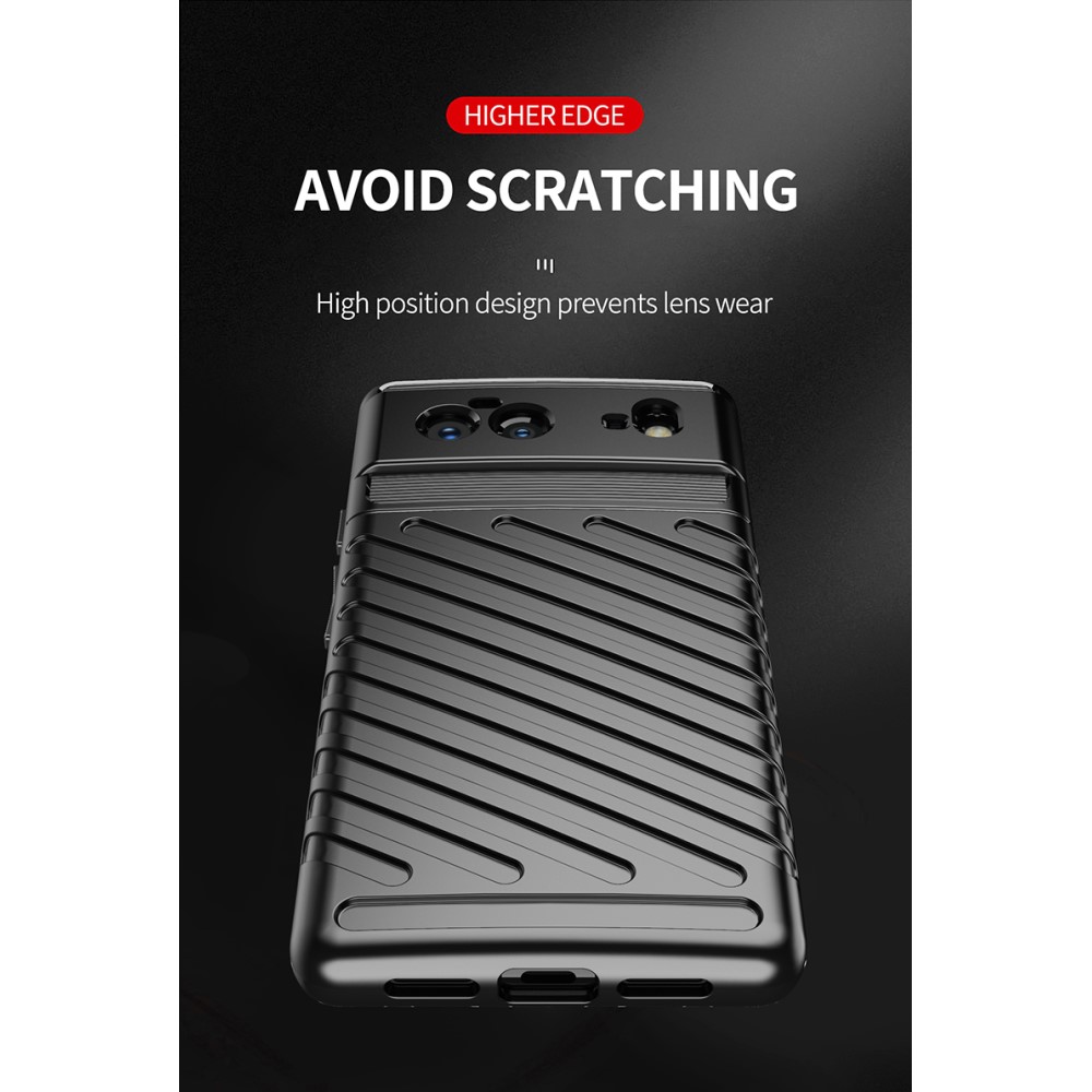 OEM Thunder Twill Texture Skal Google Pixel 6 - Blå