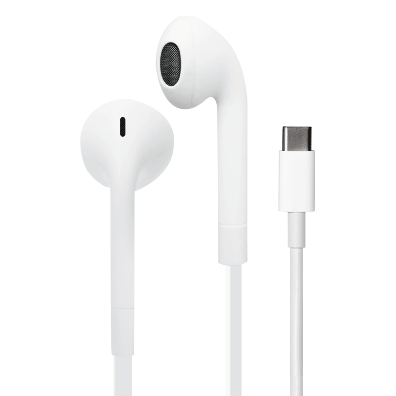 UTGATT1 Puro - Icon Stereo-Hörlur med USB-C och Mik. - Vit