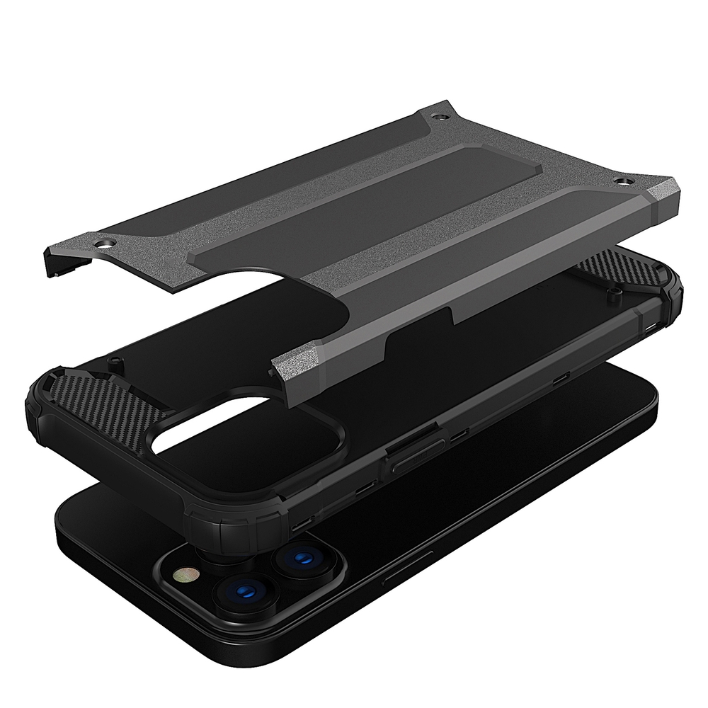 OEM Hybrid Armor Tough Rugged Skal iPhone 13 Pro - Svart