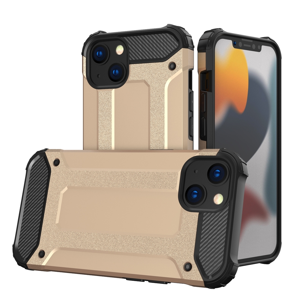 OEM Hybrid Armor Tough Rugged Skal iPhone 13 - Guld