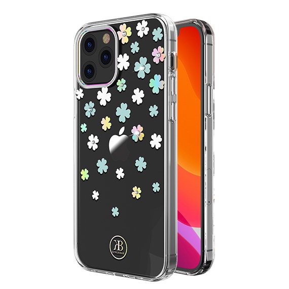 Kingxbar Kingxbar Lucky Skal iPhone 12 Mini - Transparent Clover