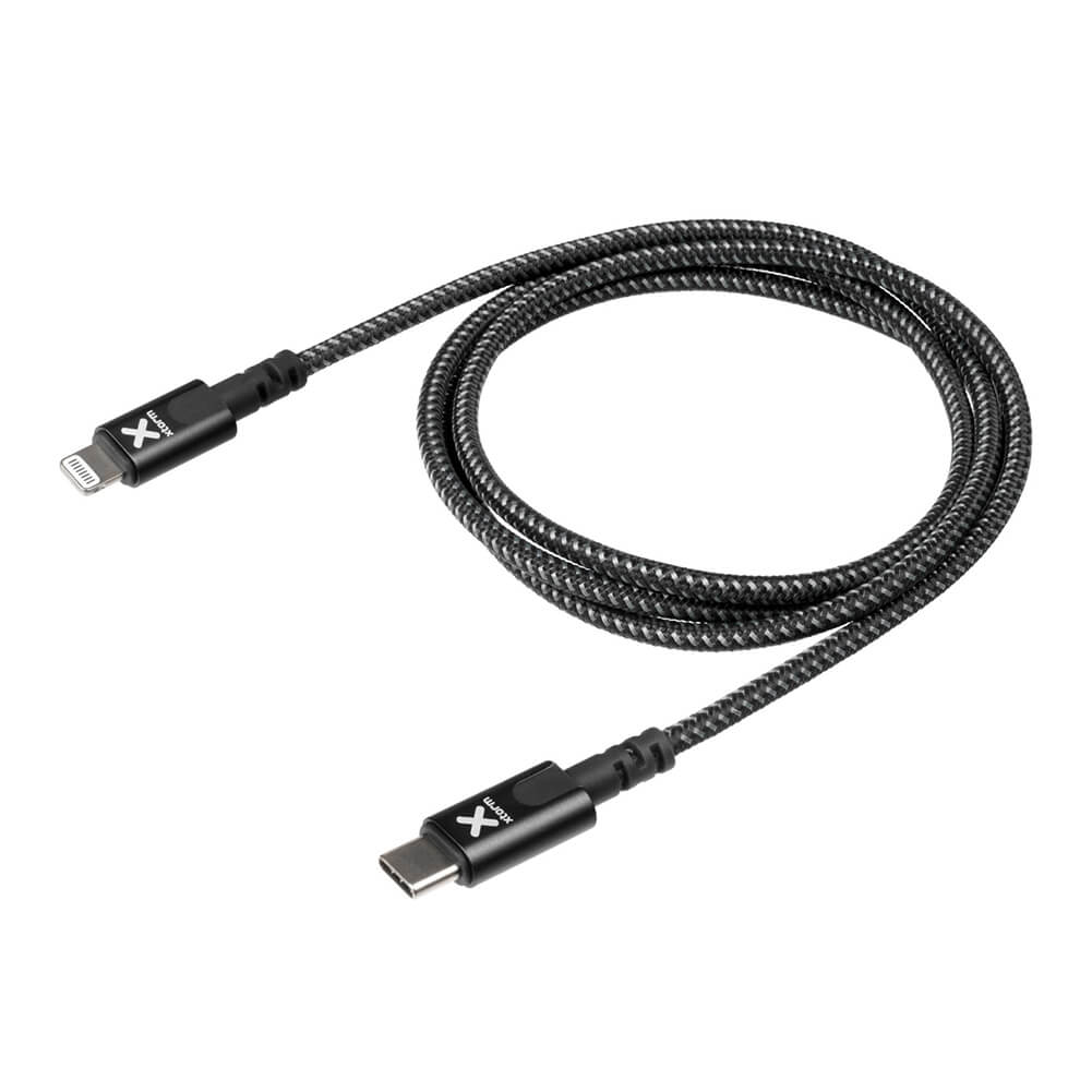Xtorm Xtorm Premium USB-C / Lightning Kabel 1m Svart