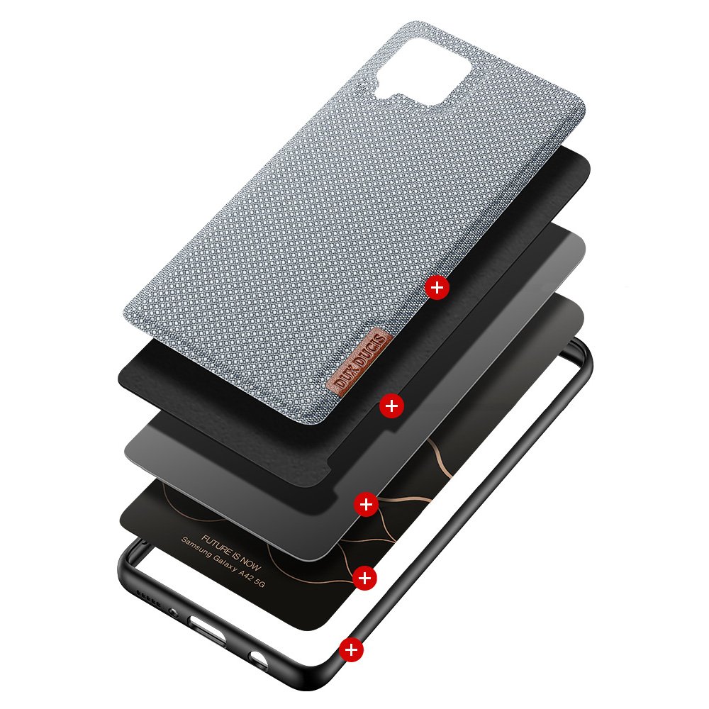 Dux Ducis Dux Ducis Nylon Fino Mobilskal Samsung Galaxy A42 5G - Grå