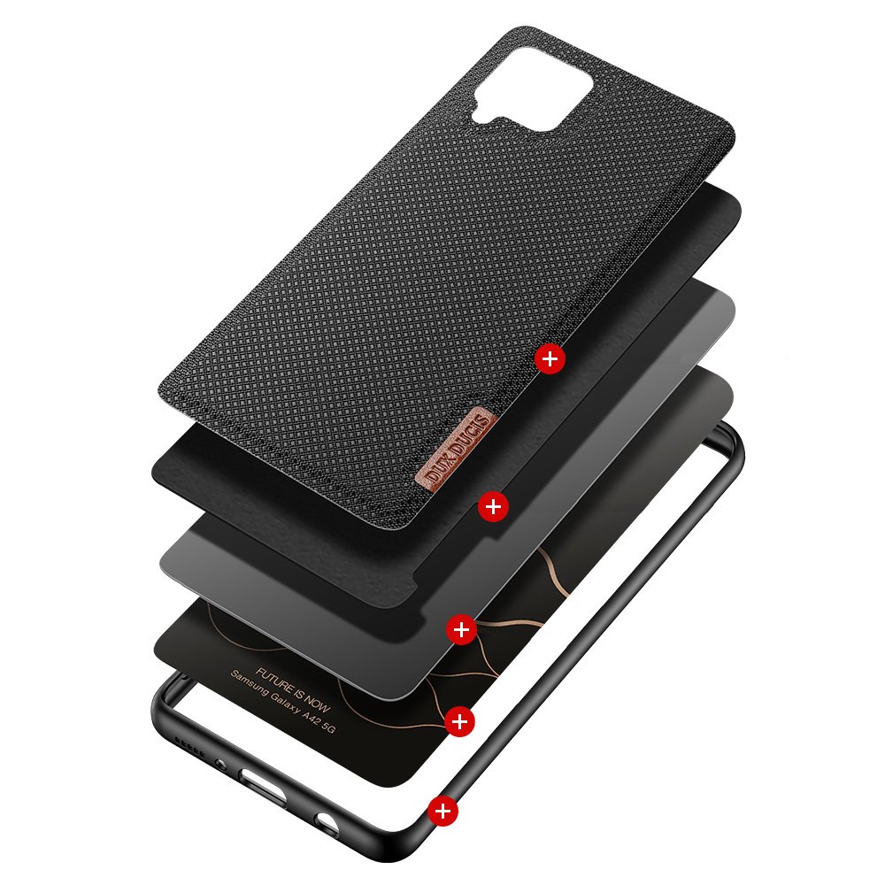 Dux Ducis Dux Ducis Nylon Fino Mobilskal Samsung Galaxy A42 5G - Svart