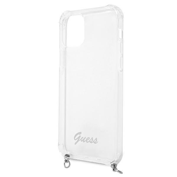 Guess Guess Skal iPhone 12 & 12 Pro Silver Chain - Silver