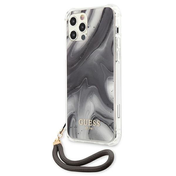 Guess Guess Skal iPhone 12 & 12 Pro Marble Collection - Gr