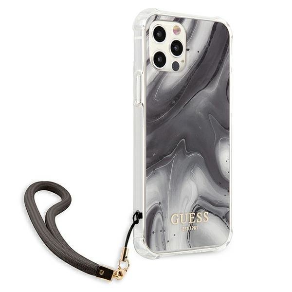 Guess Guess Skal iPhone 12 & 12 Pro Marble Collection - Gr