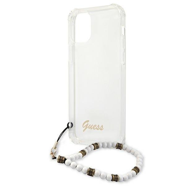 Guess Guess Skal iPhone 12 & 12 Pro Vit Pearl - Transparent