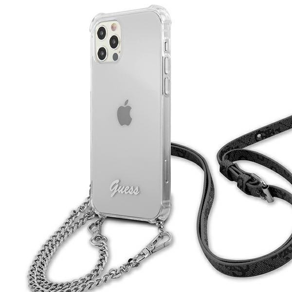 Guess Guess iPhone 12 Pro Max Skal Silver Chain - Silver
