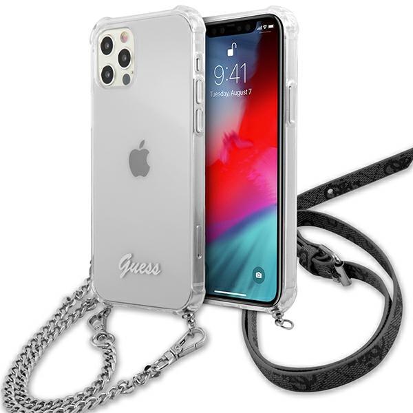 Guess Guess iPhone 12 Pro Max Skal Silver Chain - Silver