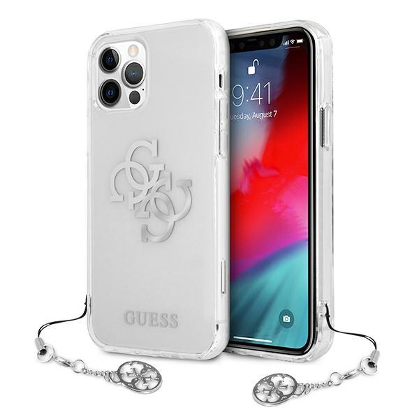 Guess Guess iPhone 12 Pro Max Skal Silver Charms Collection - Transparent