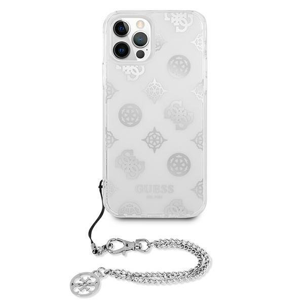 Guess Guess iPhone 12 Pro Max Skal Peony Chain Collection - Silver